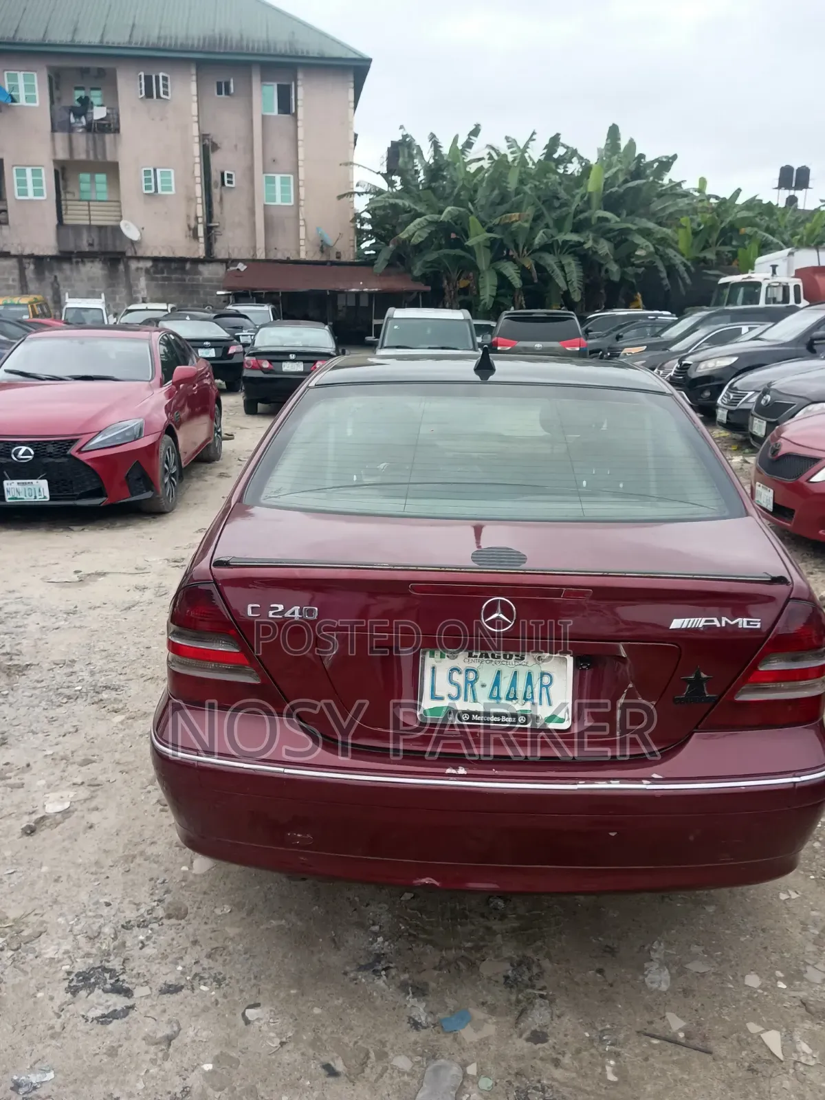 Mercedes-Benz C240 2003 Red