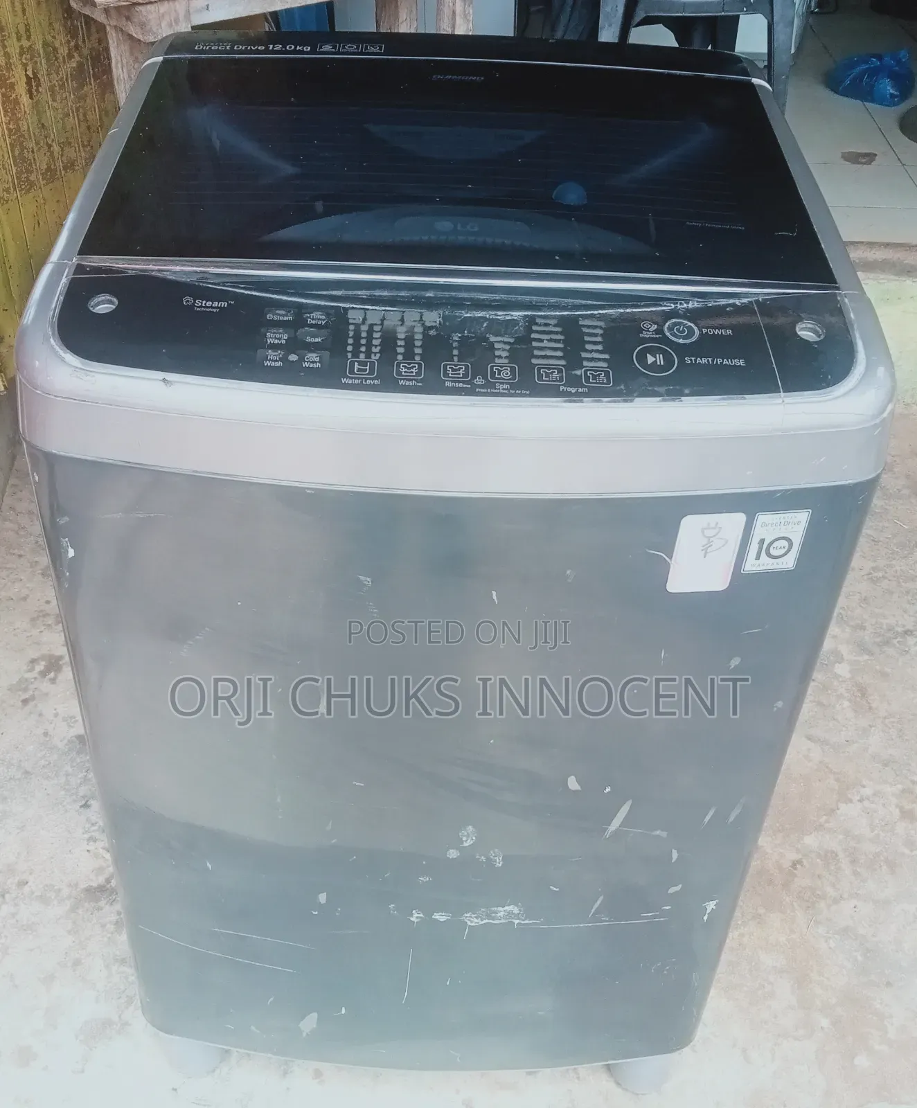 12kg LG Inverter Automatic Washing Machine -Tokunbo