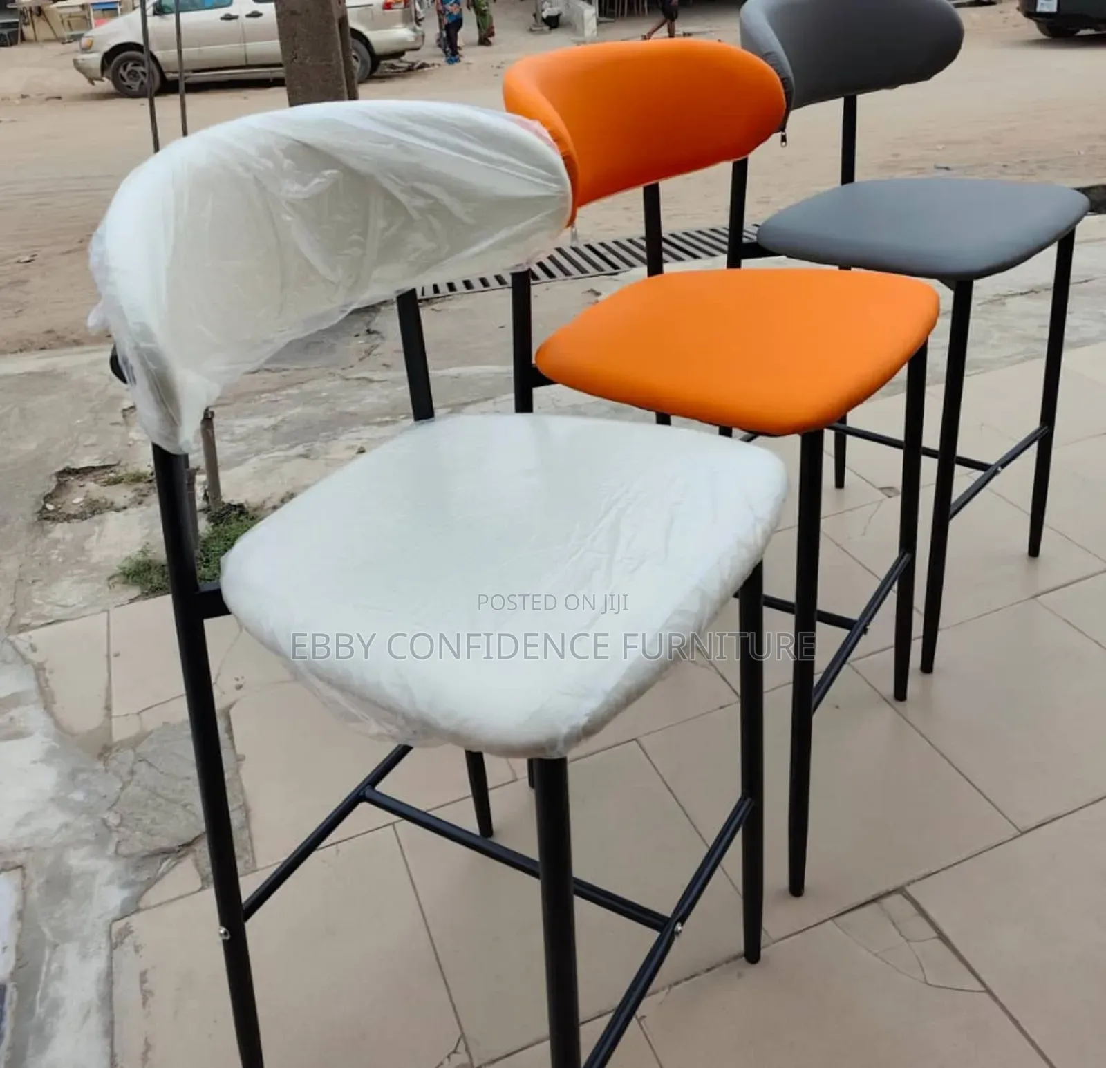 Pure Leather Quality Bar Chair