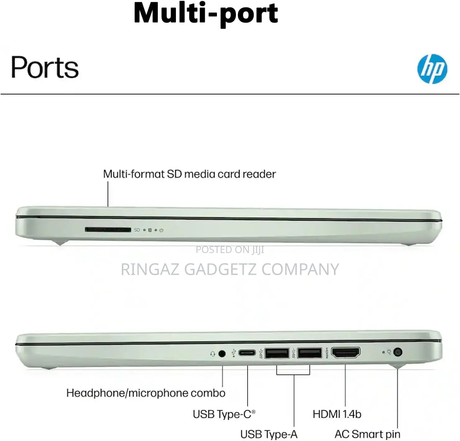 New Laptop HP 14S 4GB Intel Celeron eMMC 128GB
