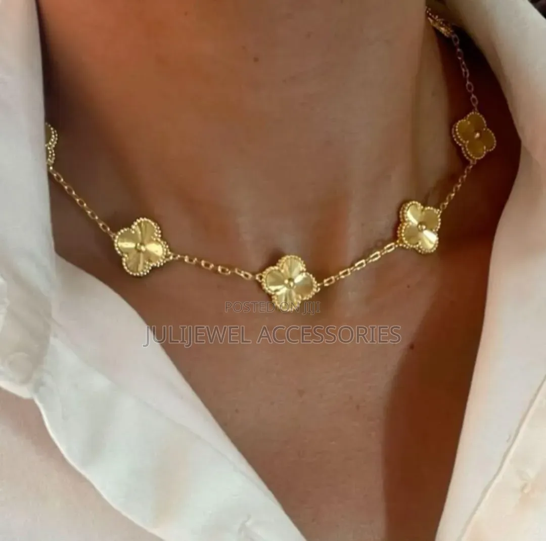 Original/Luxury Clover VCA NecklaceNon Tarnish for Ladies