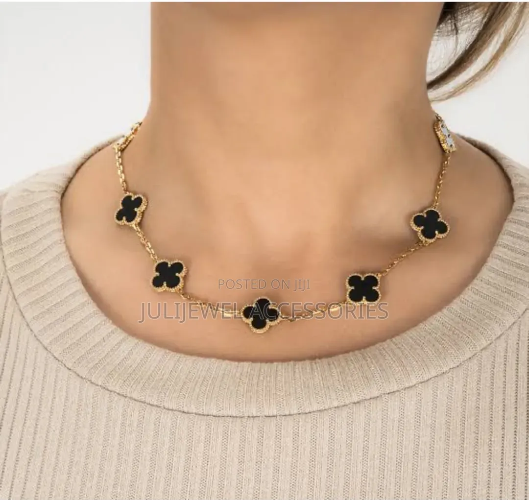 Original/Luxury Clover VCA NecklaceNon Tarnish for Ladies
