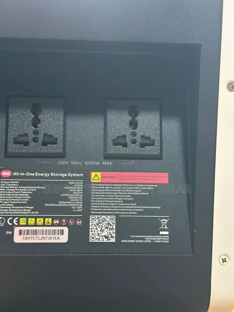 1kw/2kwh ITEL POWER TANK ( Solar Generator Available)