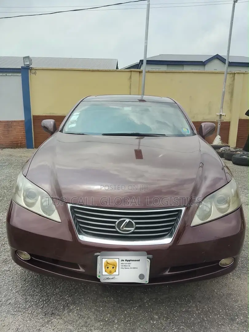 Lexus ES 350 2007 Burgundy