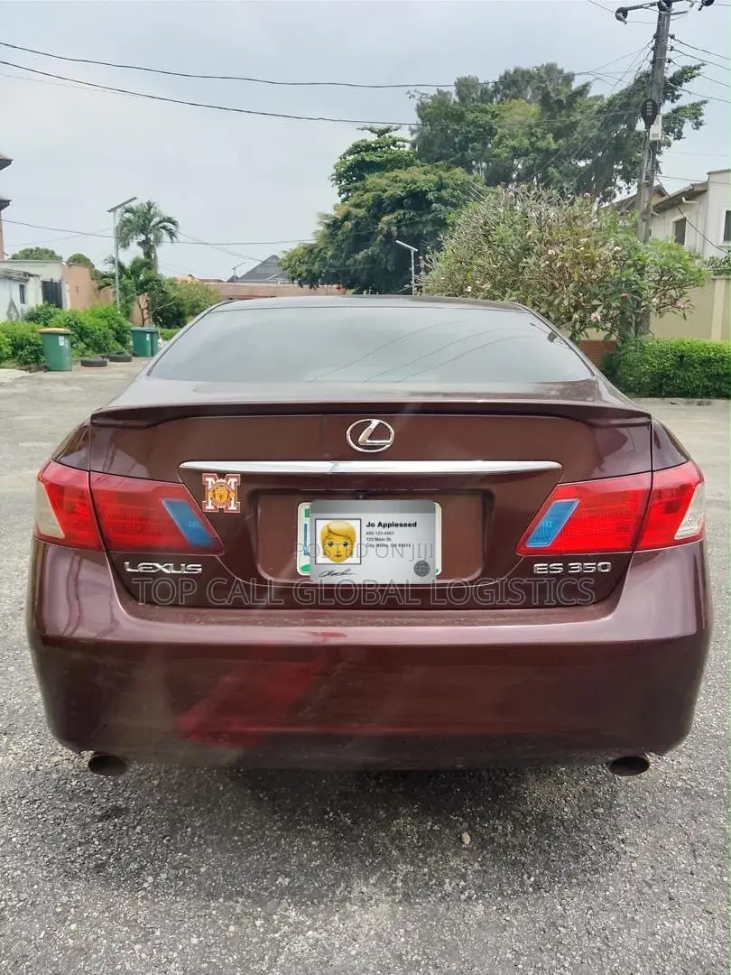 Lexus ES 350 2007 Burgundy