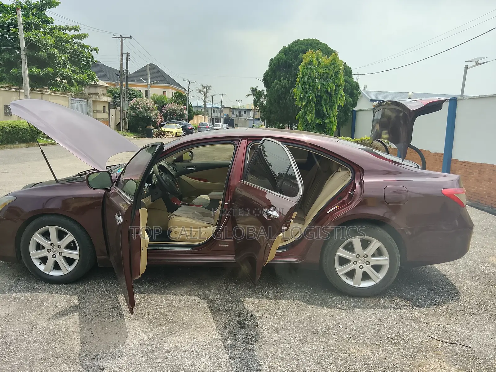 Lexus ES 350 2007 Burgundy