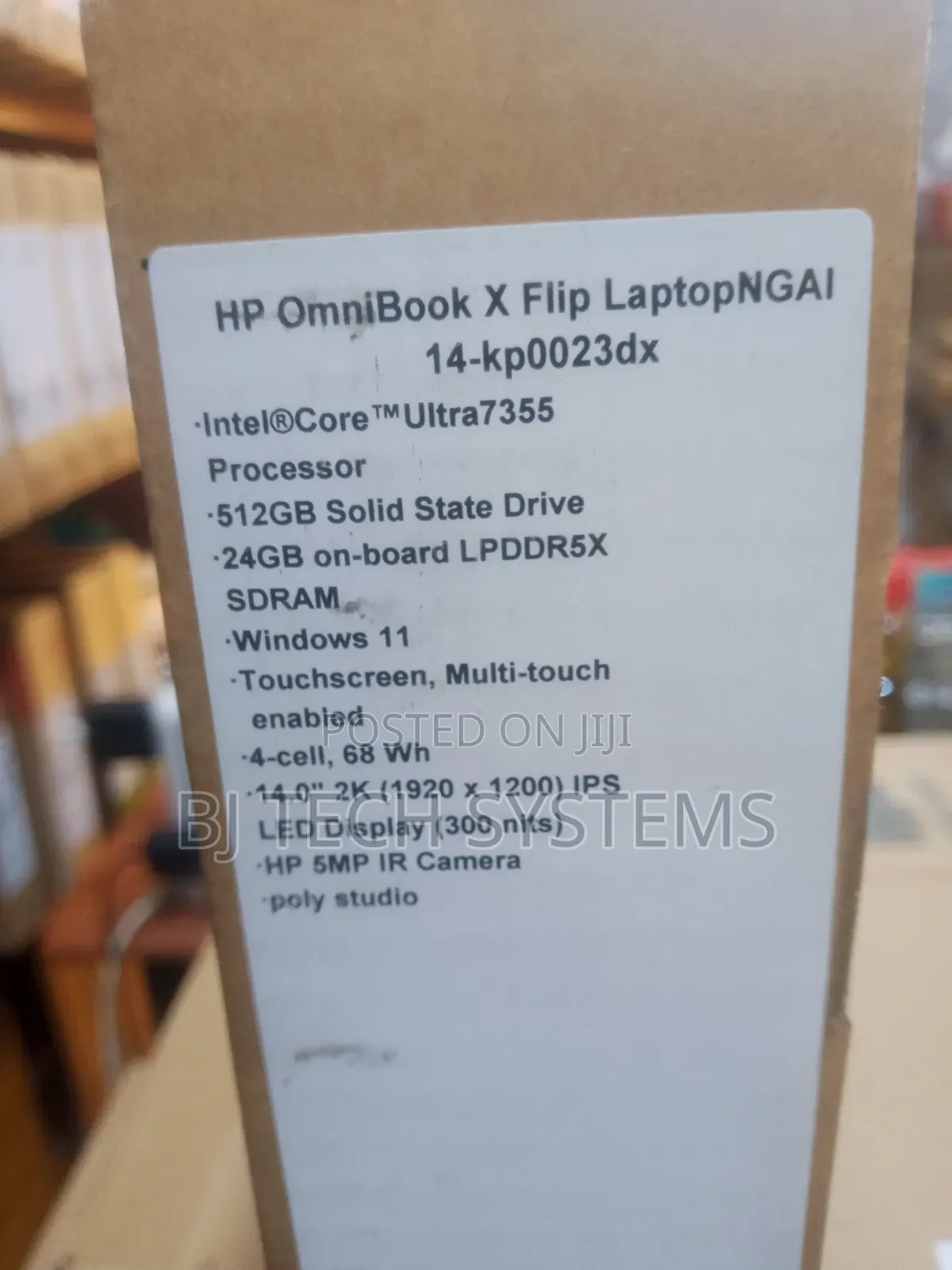 New Laptop HP OmniBook X Flip 14" 24GB Intel Core Ultra 7 SSD 512GB