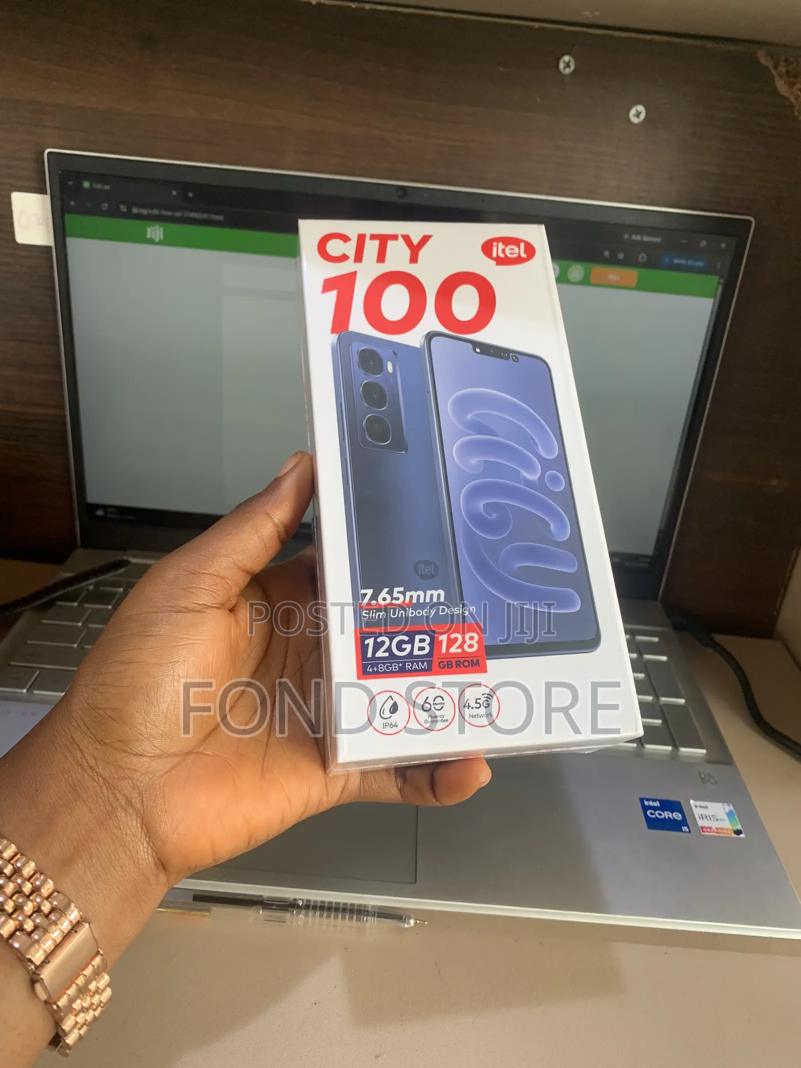 New Itel City 100 128 GB Purple
