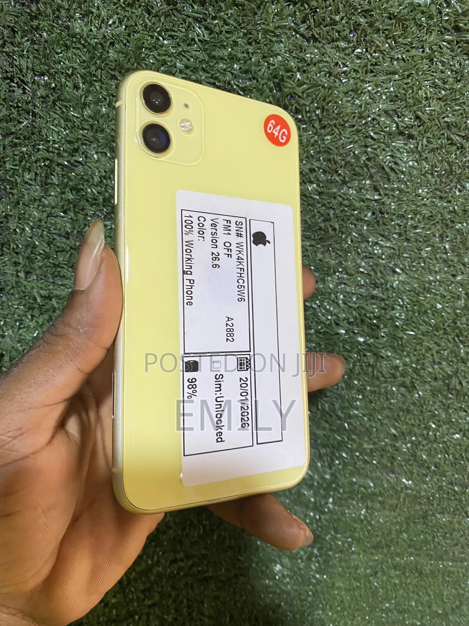Apple iPhone 11 64 GB Yellow