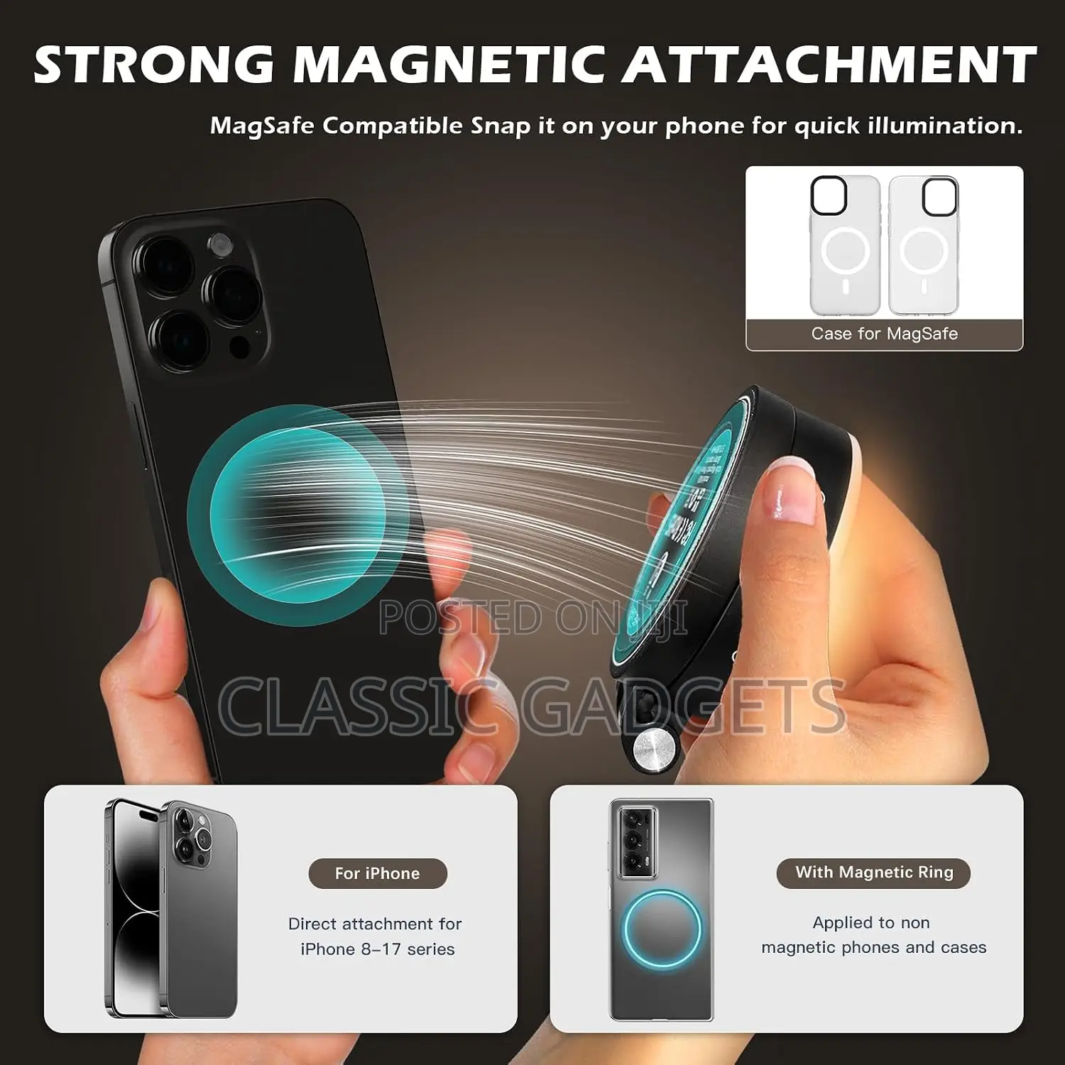 M28 Fill Light Mini With Portable Magnetic Phone Holder