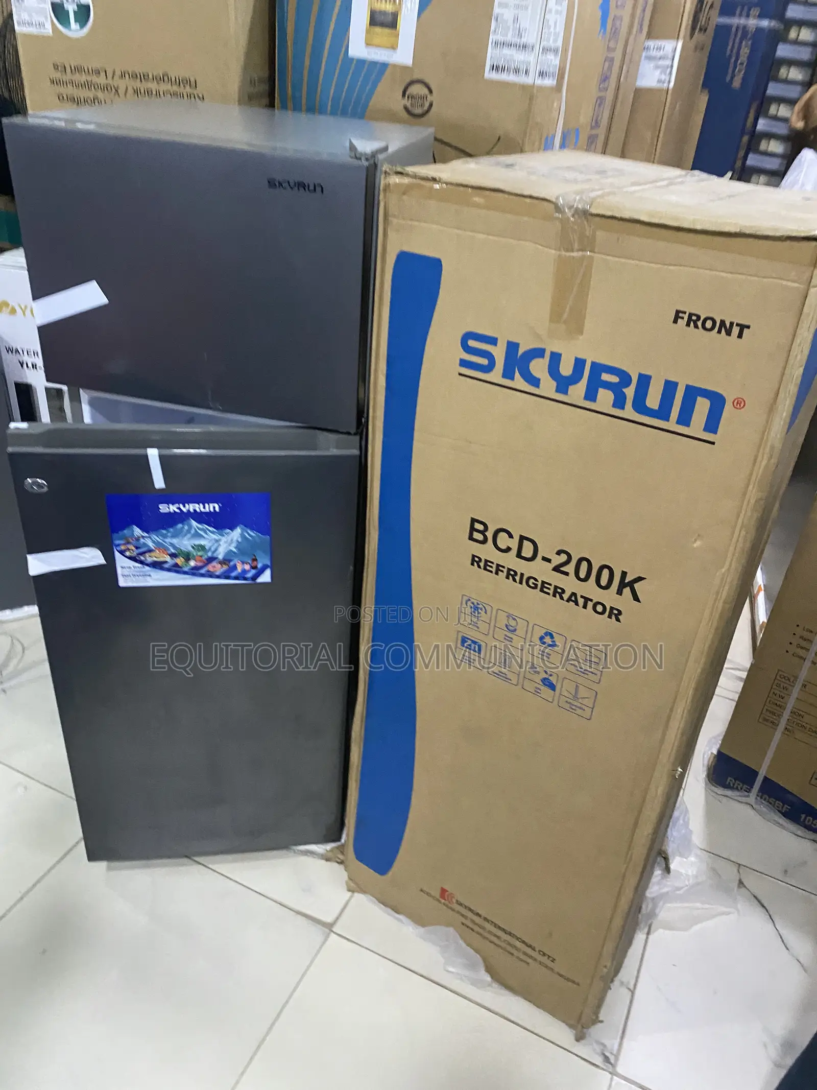 Skyrun BCD-200K 200L Top Freezer Fridge for Daily Food Preservation