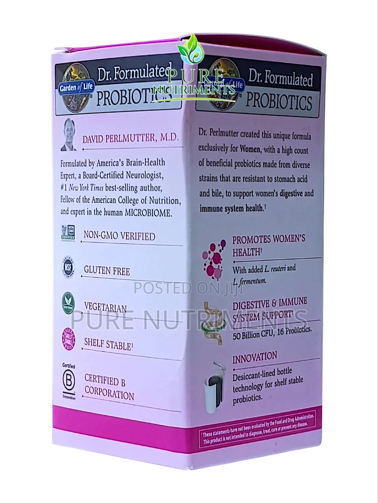 Garden of Life Probiotics Women’s 50 Billion CFU 30 Veg Capsules