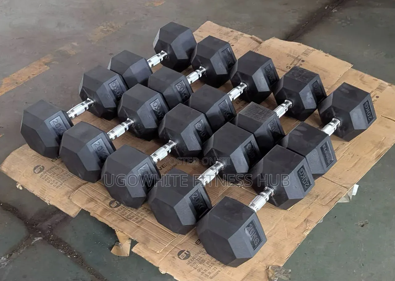 Hexagonal (Hex) Dumbbells 20kg