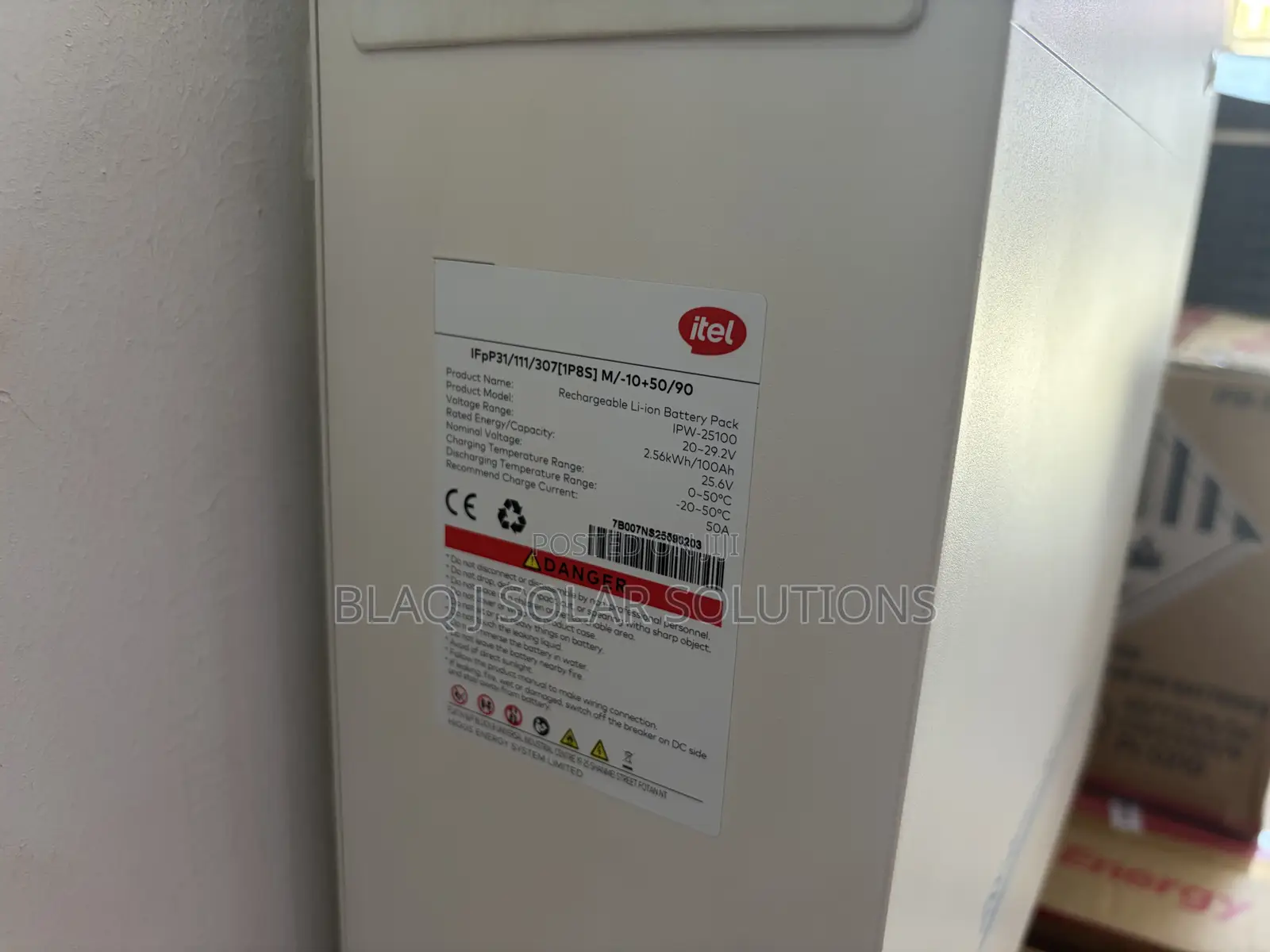 Itel 2.5KWh Lithium Battery