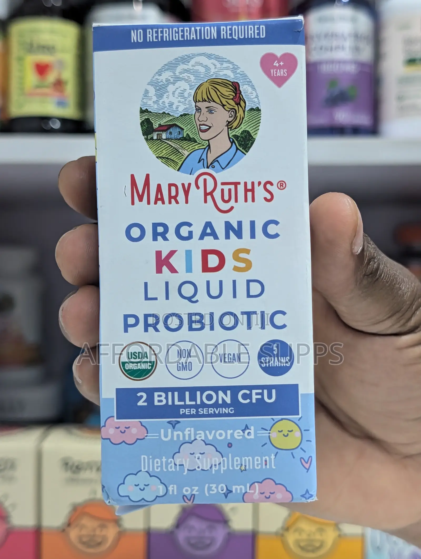 MaryRuth's Kids Liquid Probiotic Drops 1oz – Organic Gut Support