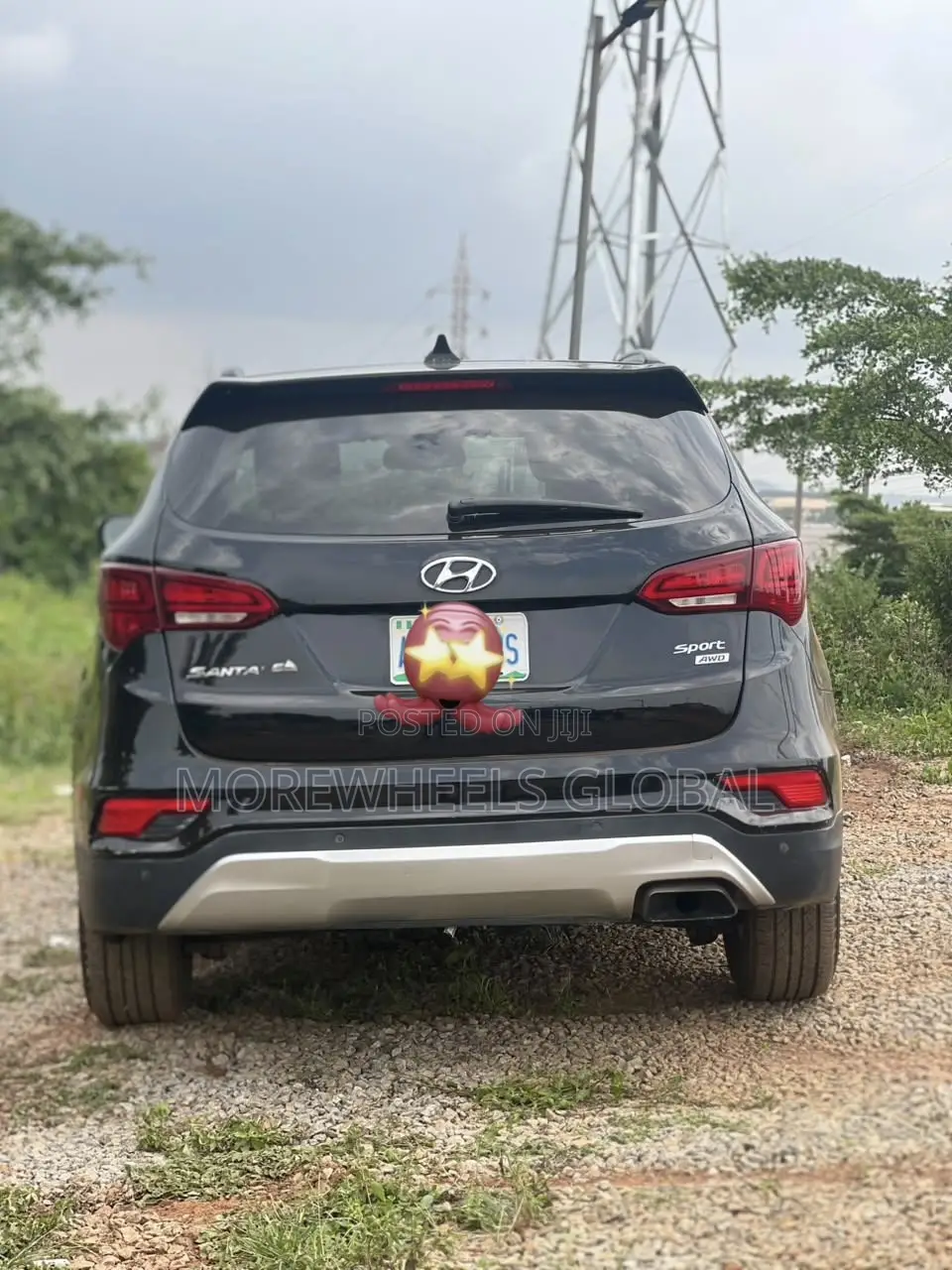 Hyundai Santa Fe SE AWD 2017 Black