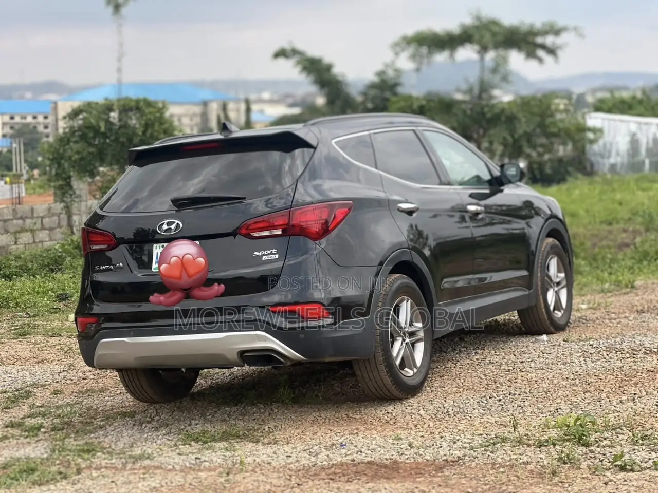 Hyundai Santa Fe SE AWD 2017 Black