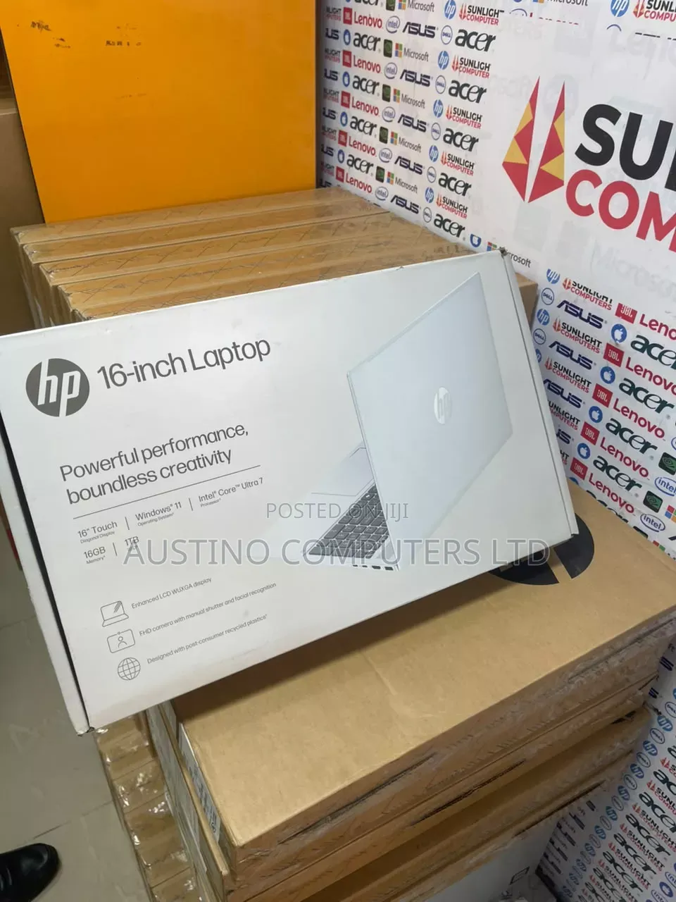 New Laptop HP OmniBook 5 16" 16GB Intel Core Ultra 7 SSD 1T