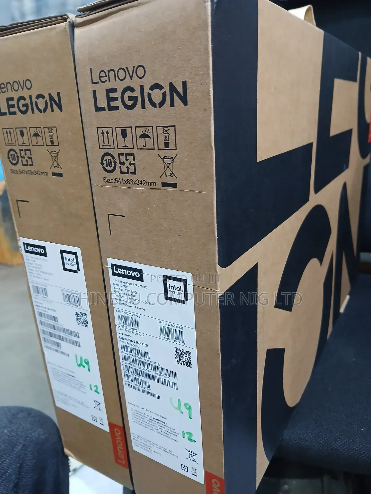New Laptop Lenovo Legion 5i 32GB Intel Core Ultra 9 SSD 1T