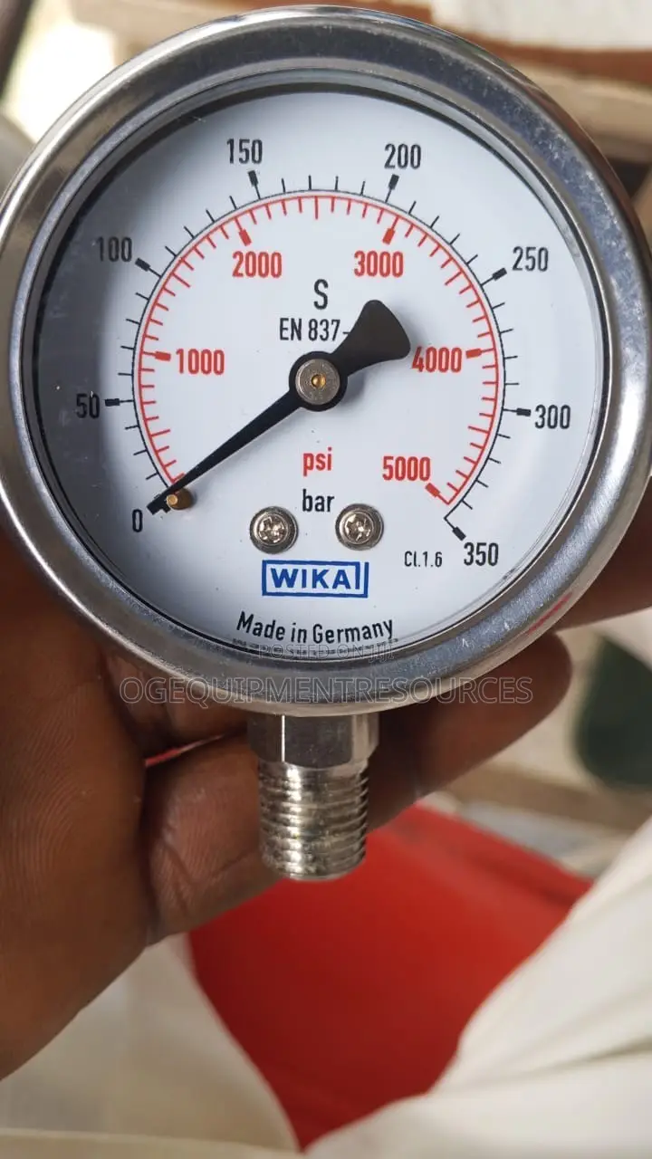 WIKA Pressure Gauge 350 Bar 5000psi.