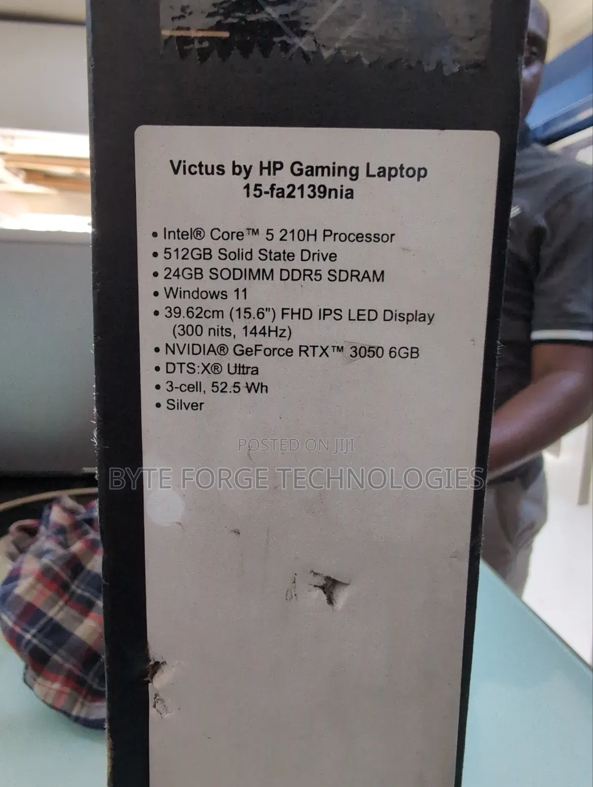New Laptop HP Victus 15 24GB Intel Core 5 SSD 512GB