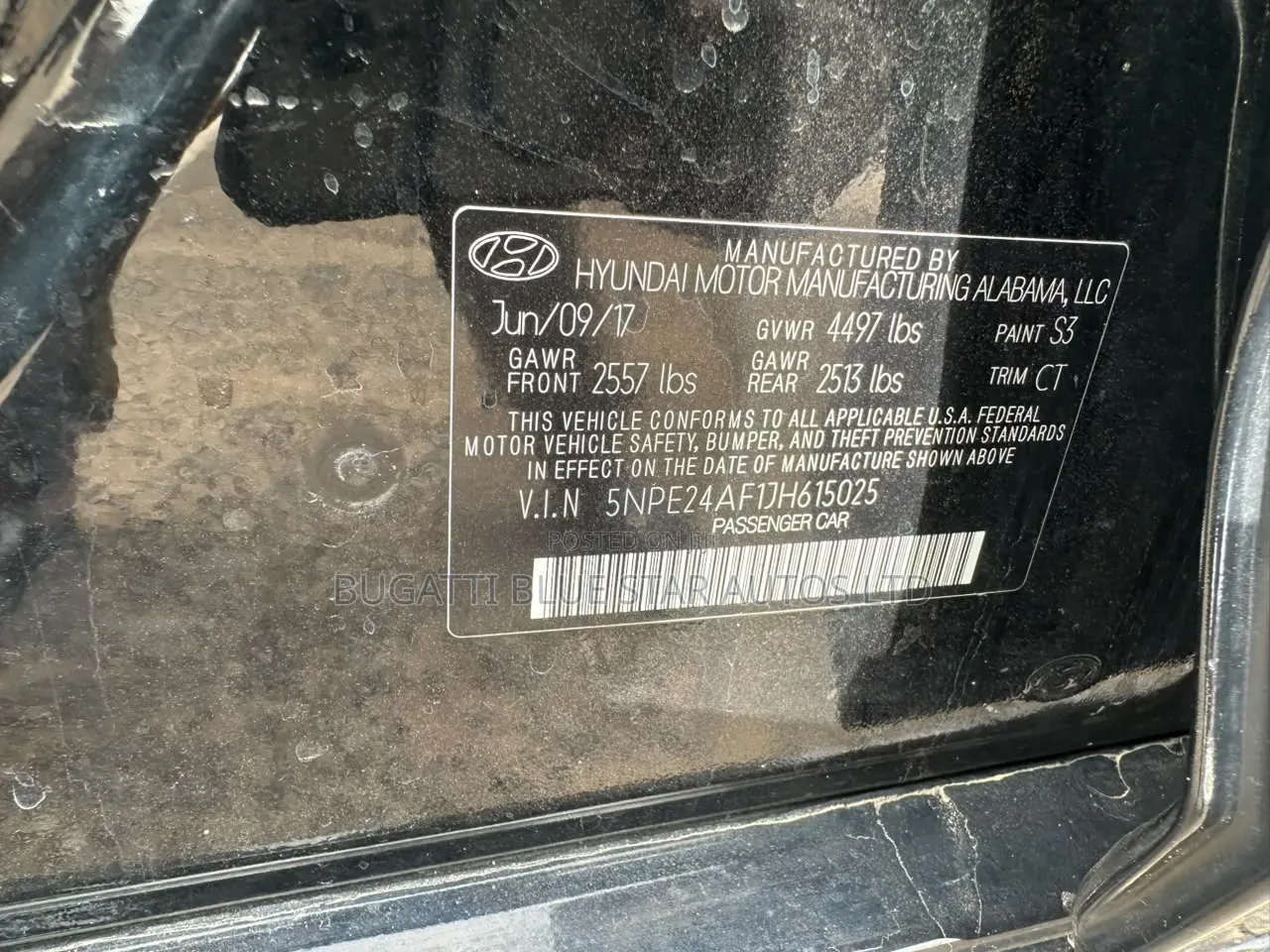 Hyundai Sonata Sport 2.0T 2018 Black