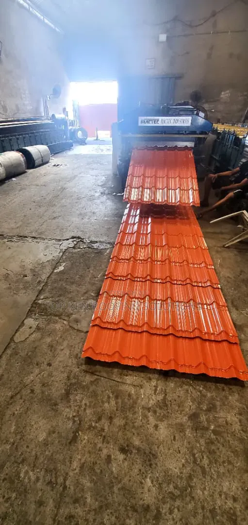 0.45mm TC Red Steptiles Roofing Sheets for Residential Buildings