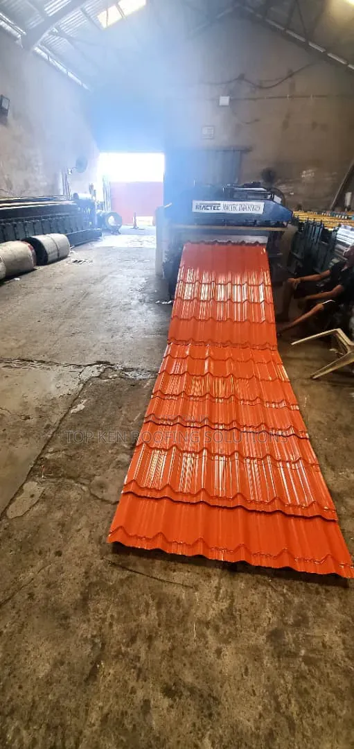 0.45mm TC Red Steptiles Roofing Sheets for Residential Buildings