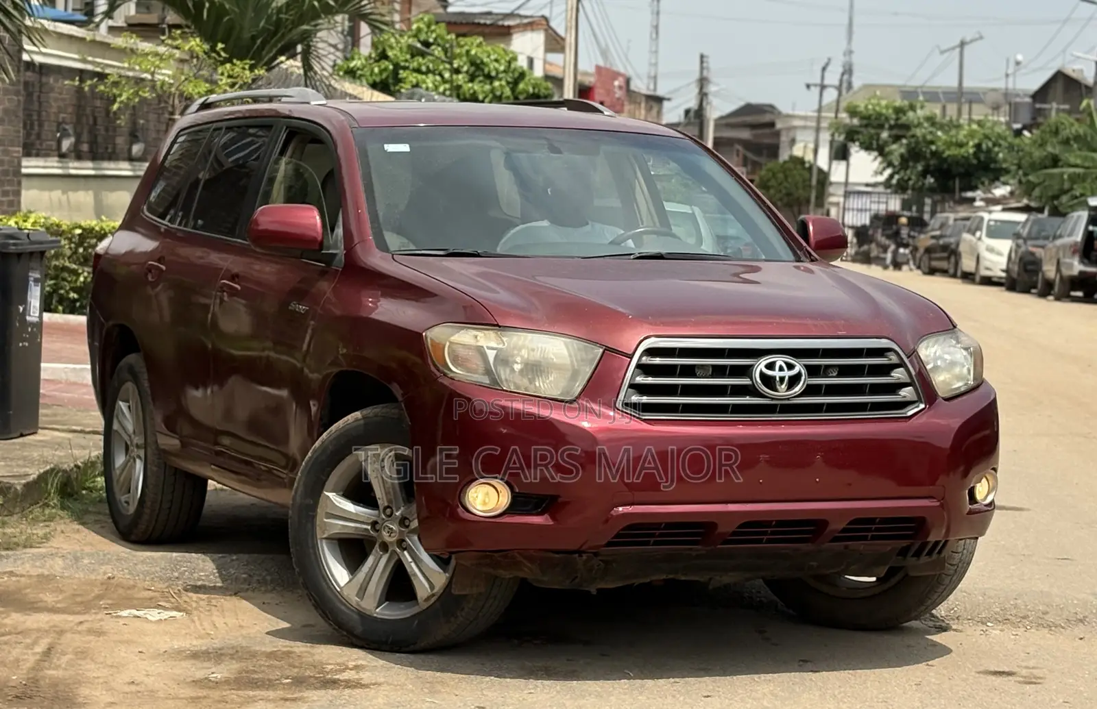 Toyota Highlander Sport 2008 Burgundy