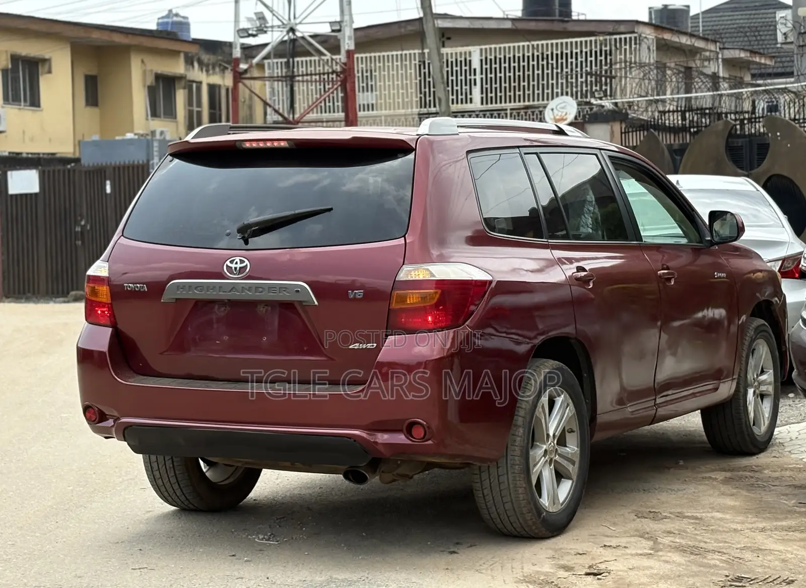 Toyota Highlander Sport 2008 Burgundy