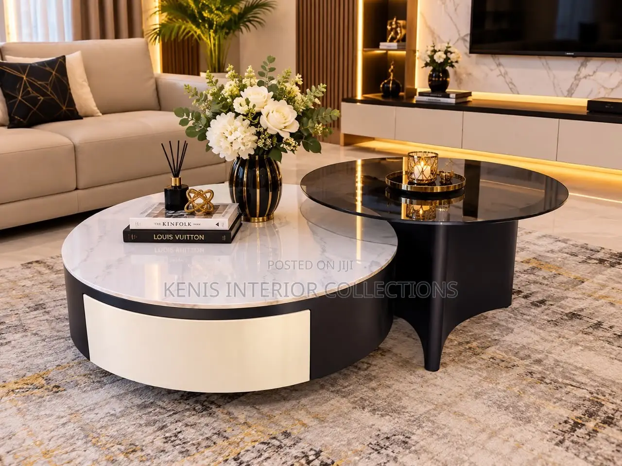 2 in 1 Center Table With Drawer
