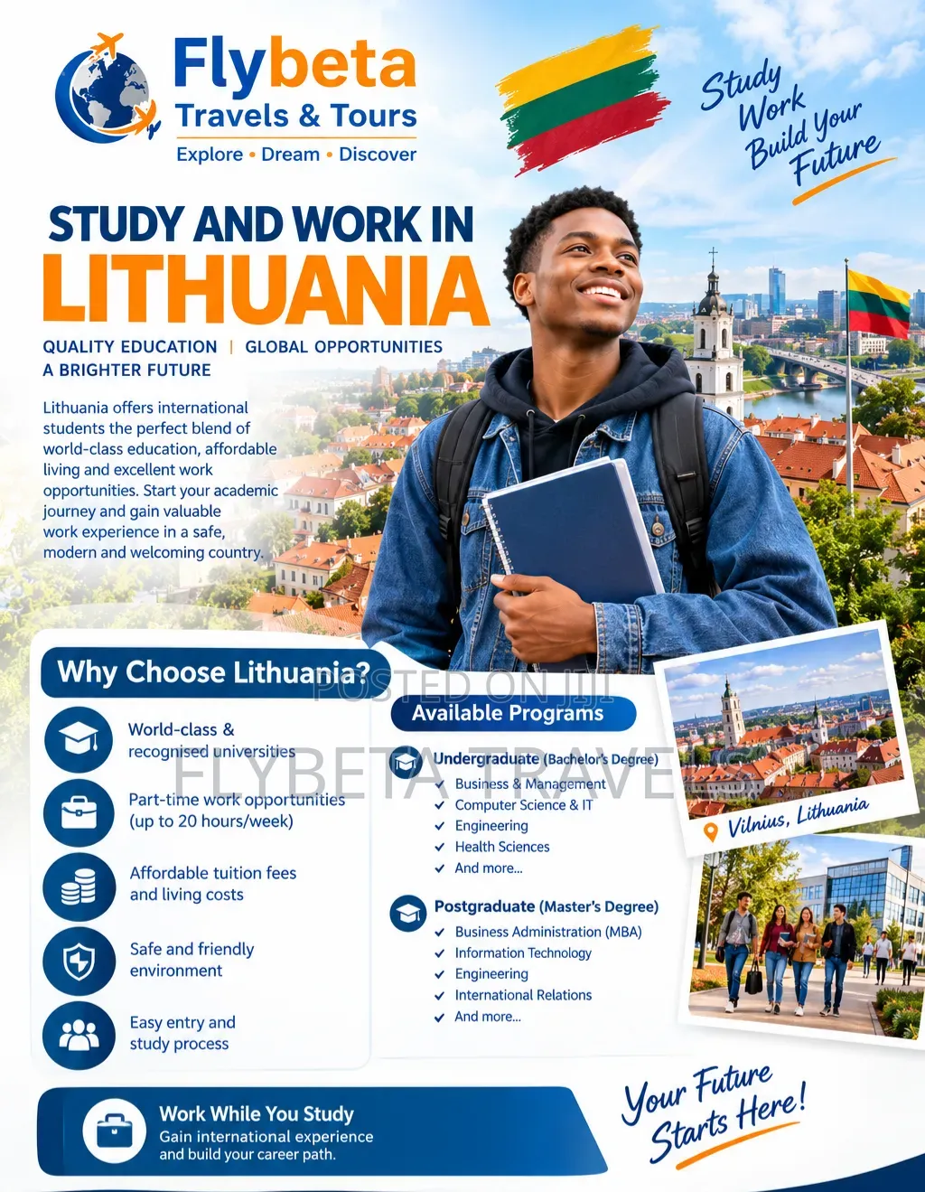 Study & Work in Lithuanian
