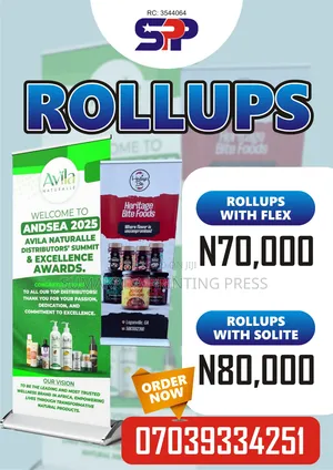 Roll Up Banners | Standard Flex & Premium Solite, Design + Print