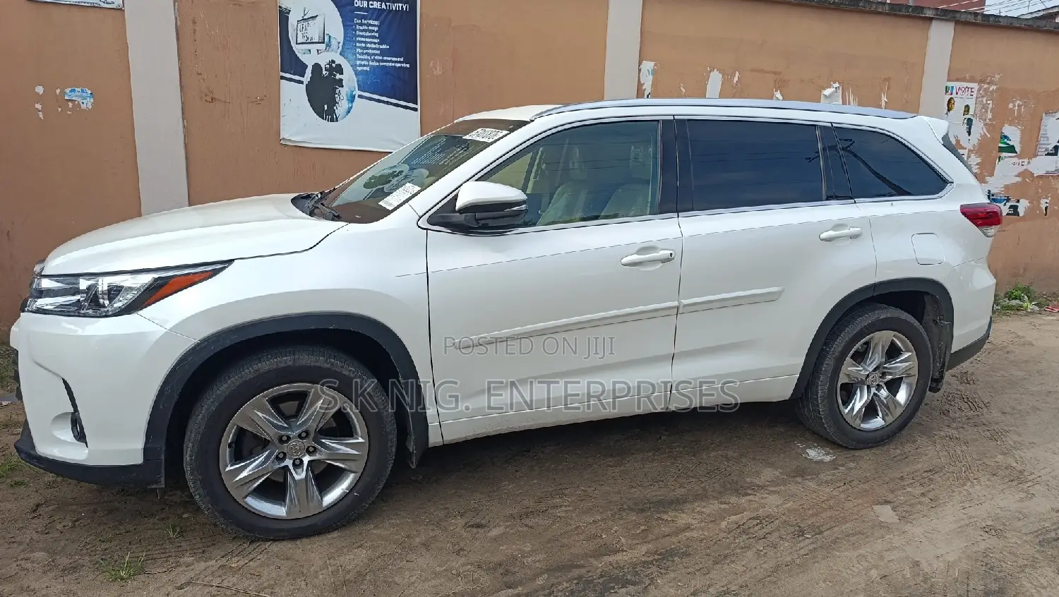 Toyota Highlander Limited Platinum V6 4x4 (3.5L 6cyl 6A) 2016 White