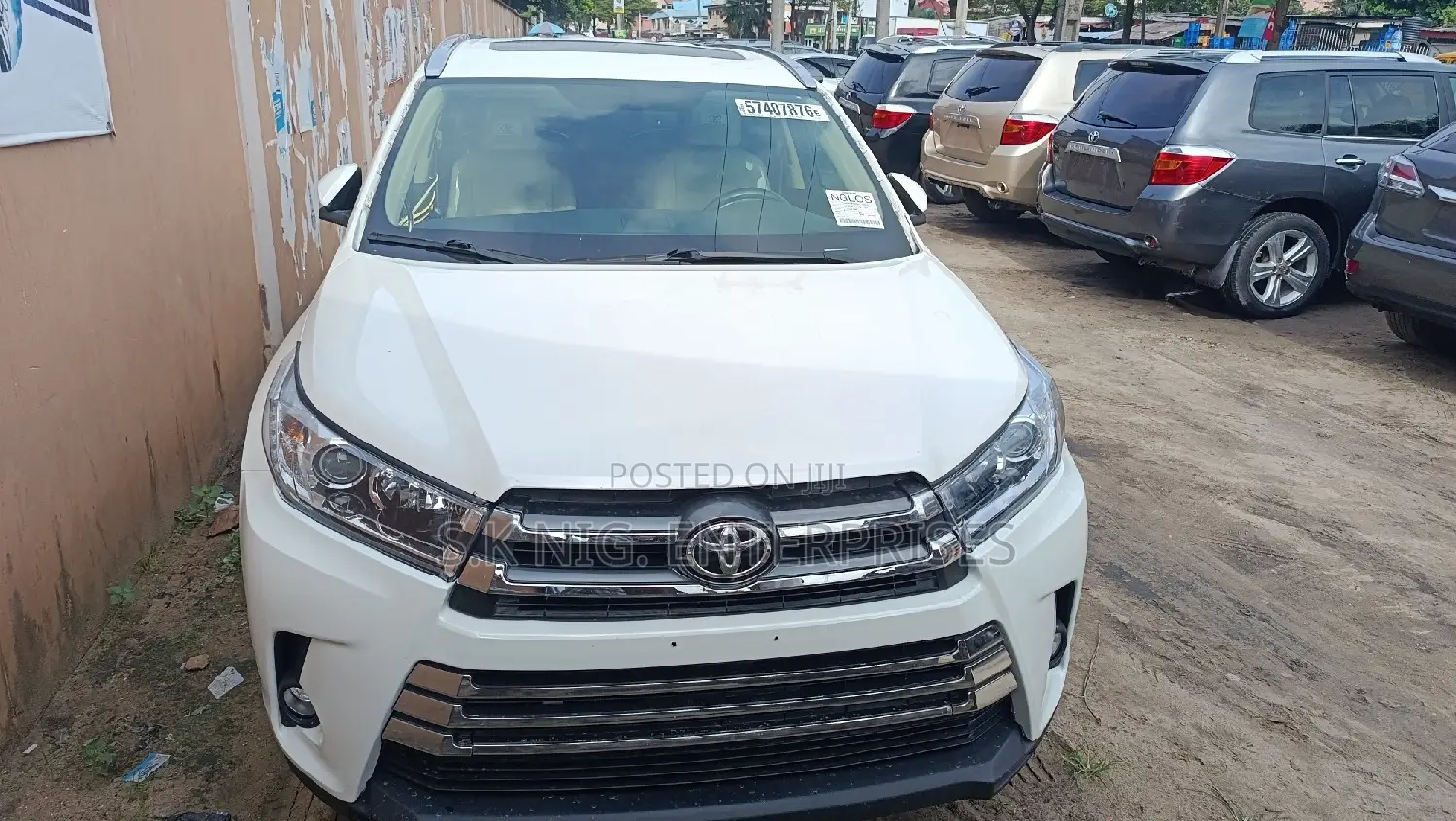 Toyota Highlander Limited Platinum V6 4x4 (3.5L 6cyl 6A) 2016 White