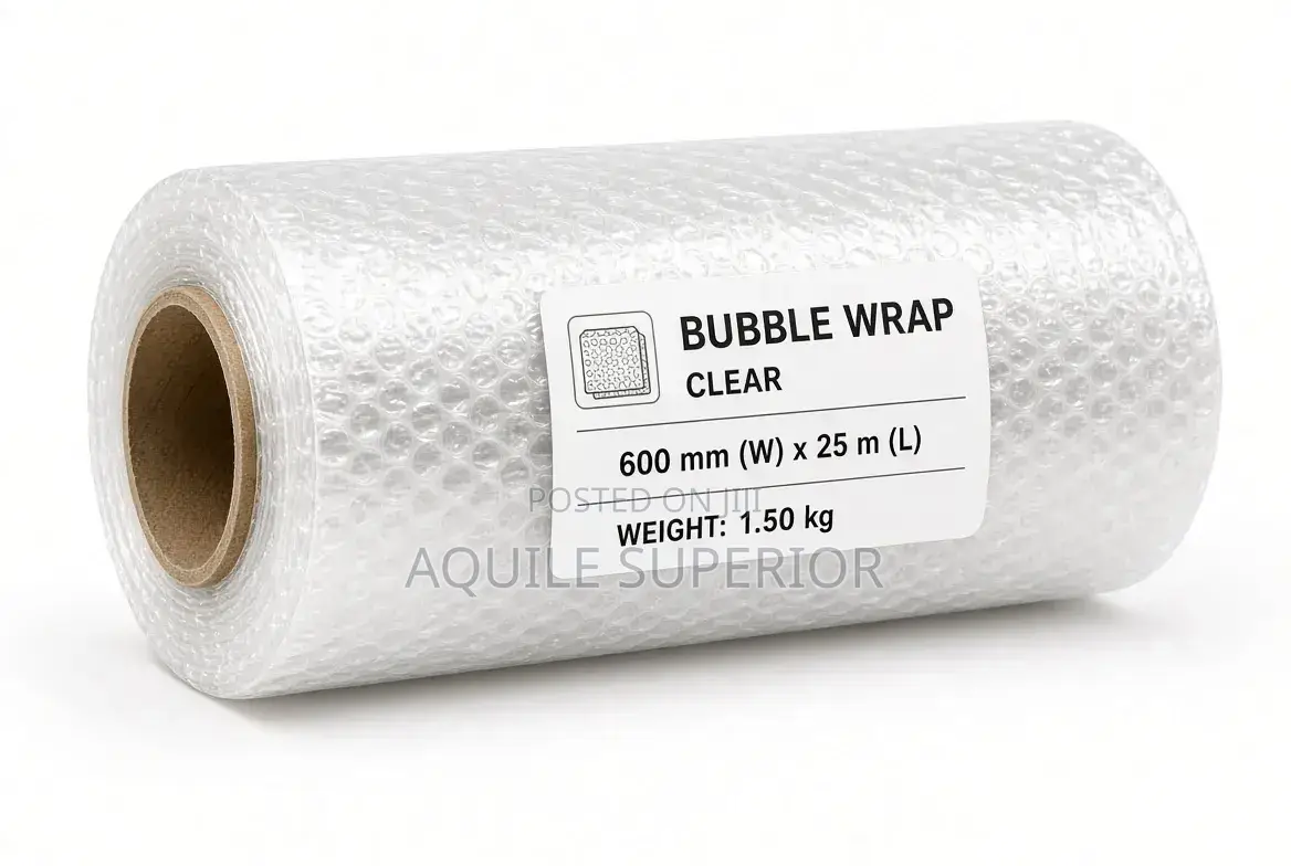 Bubble Wrap Roll 600mm X 25m for Packaging & Shipping
