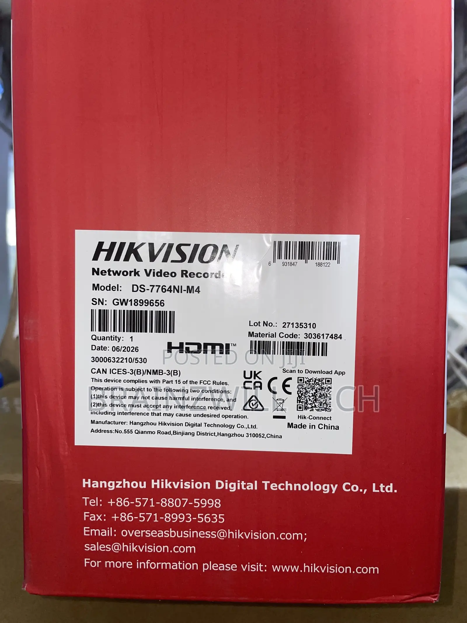 Hikvision 64ch NVR | DS-7764NI-M4