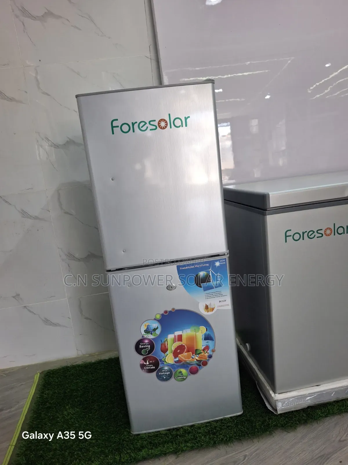 Foresolar 108L AC/DC Solar Fridge