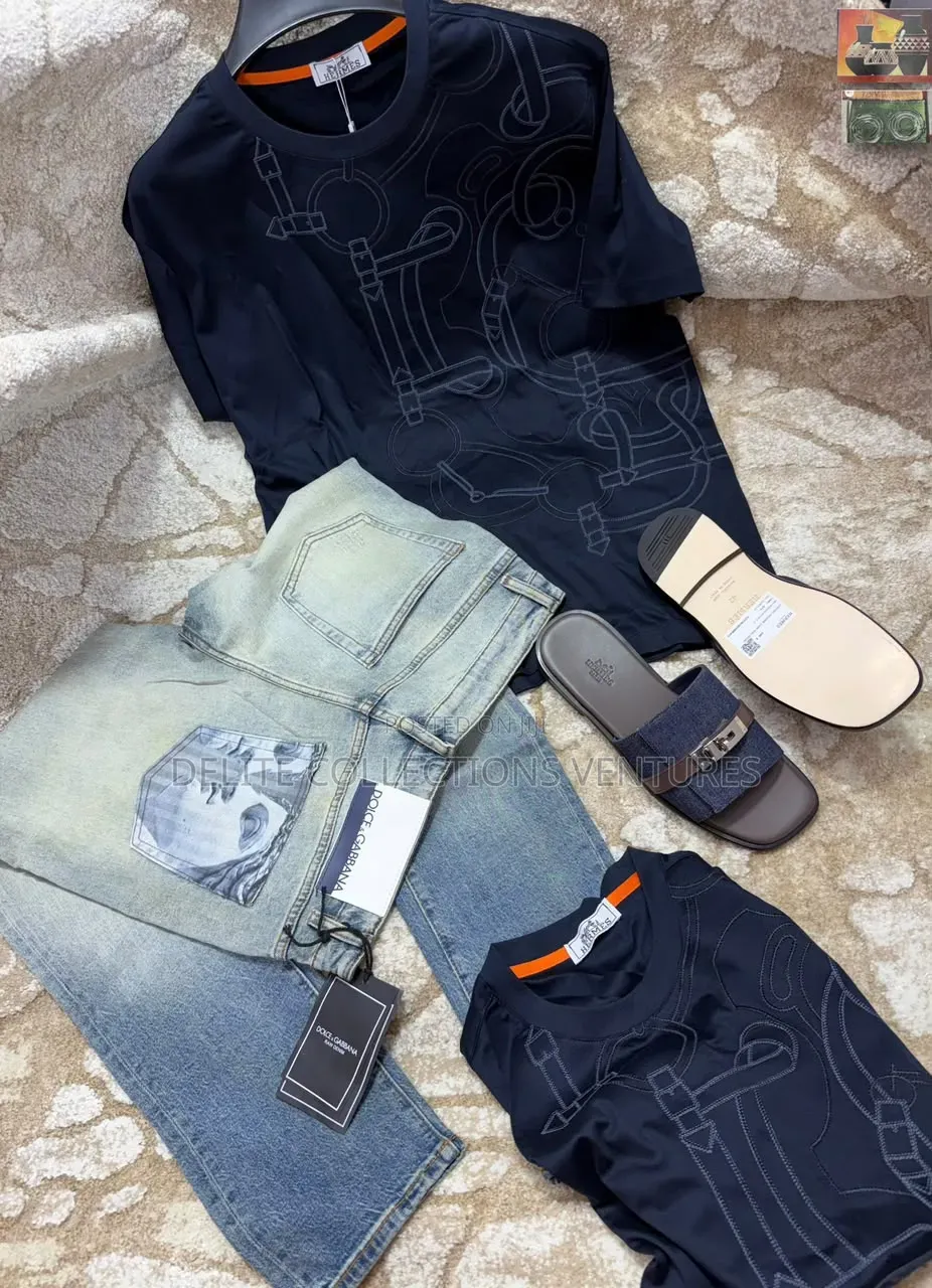 *original Luxury Hermes Fited Top and Pant Outfit