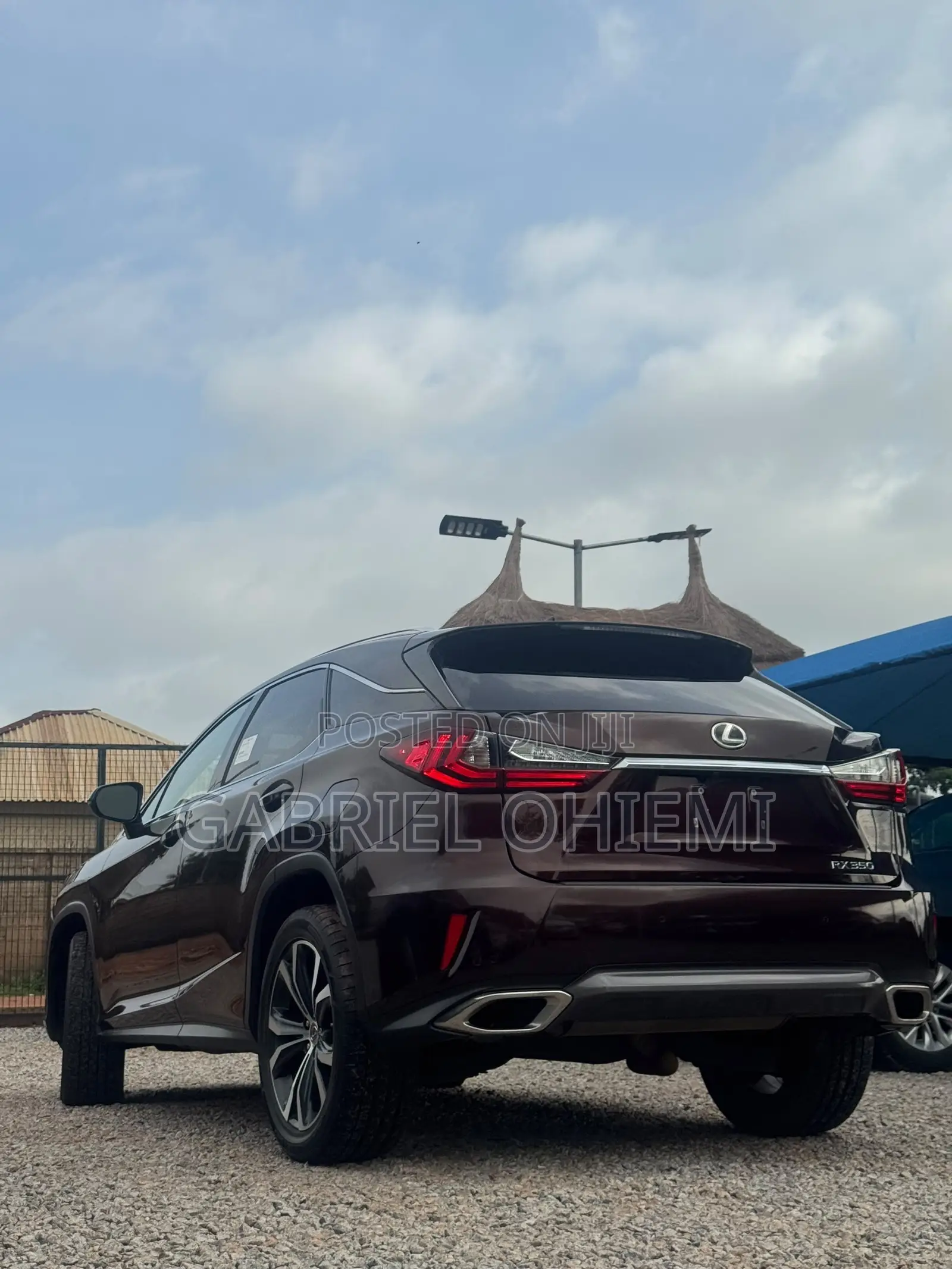 Lexus RX 350 FWD 2017 Maroon