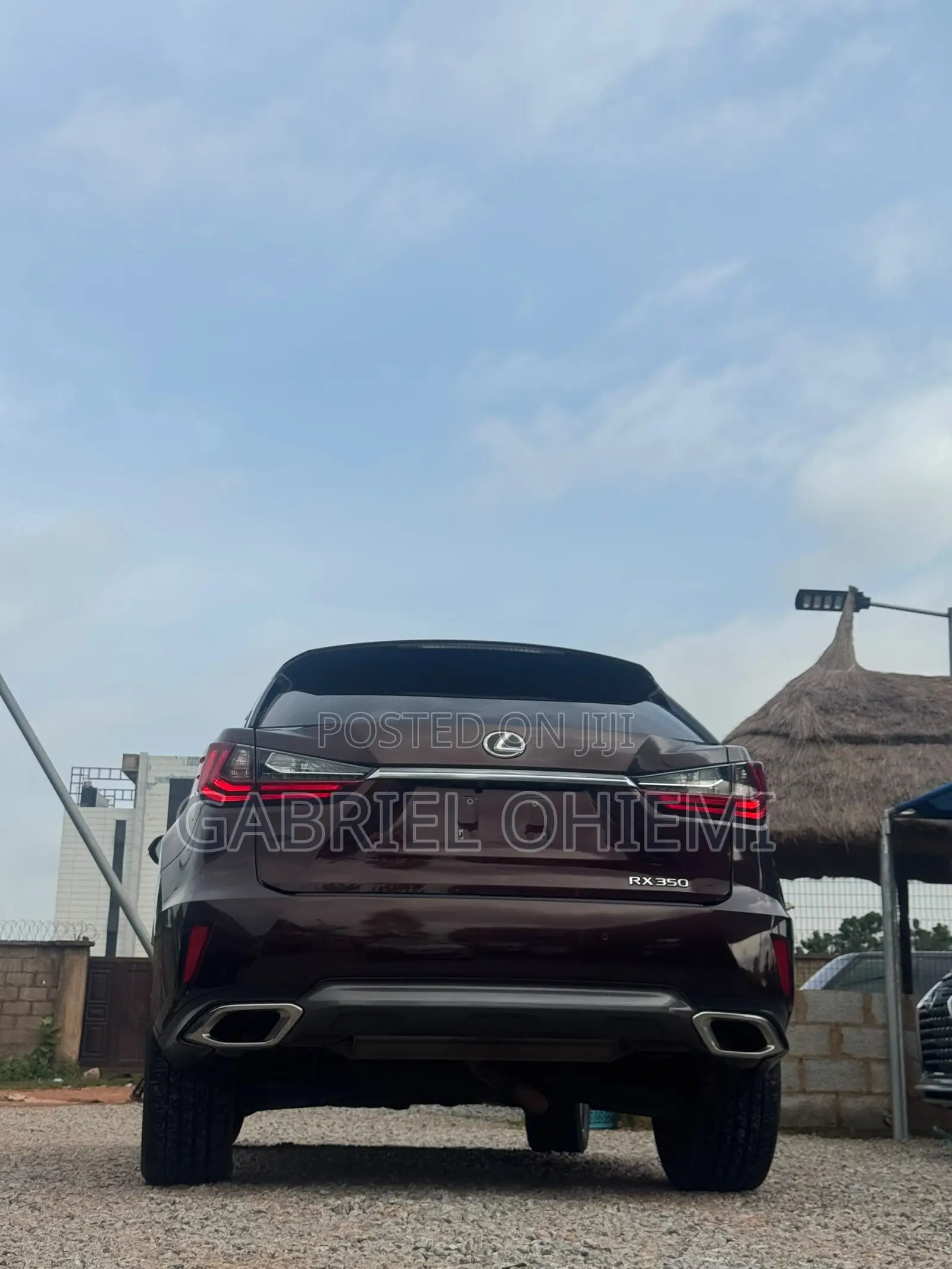 Lexus RX 350 FWD 2017 Maroon