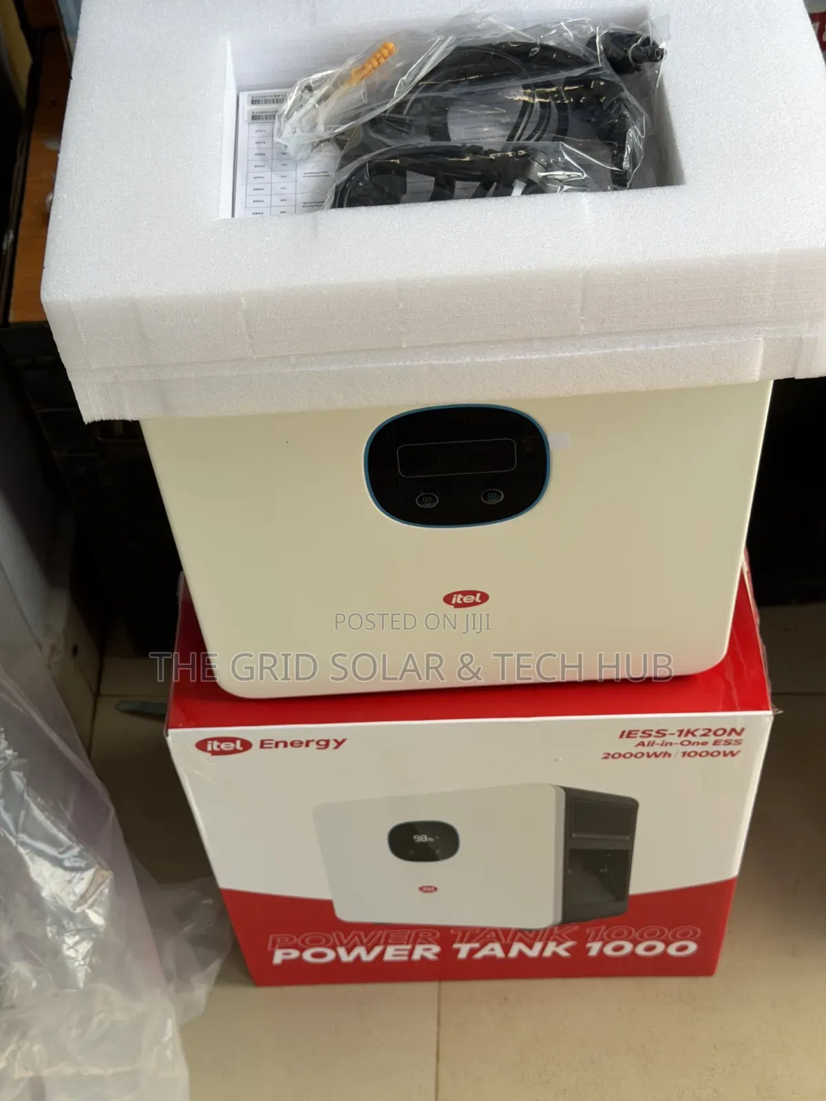 Itel Power Tank 1000 Portable Power Station – 2kWh LiFePO4, 1000W