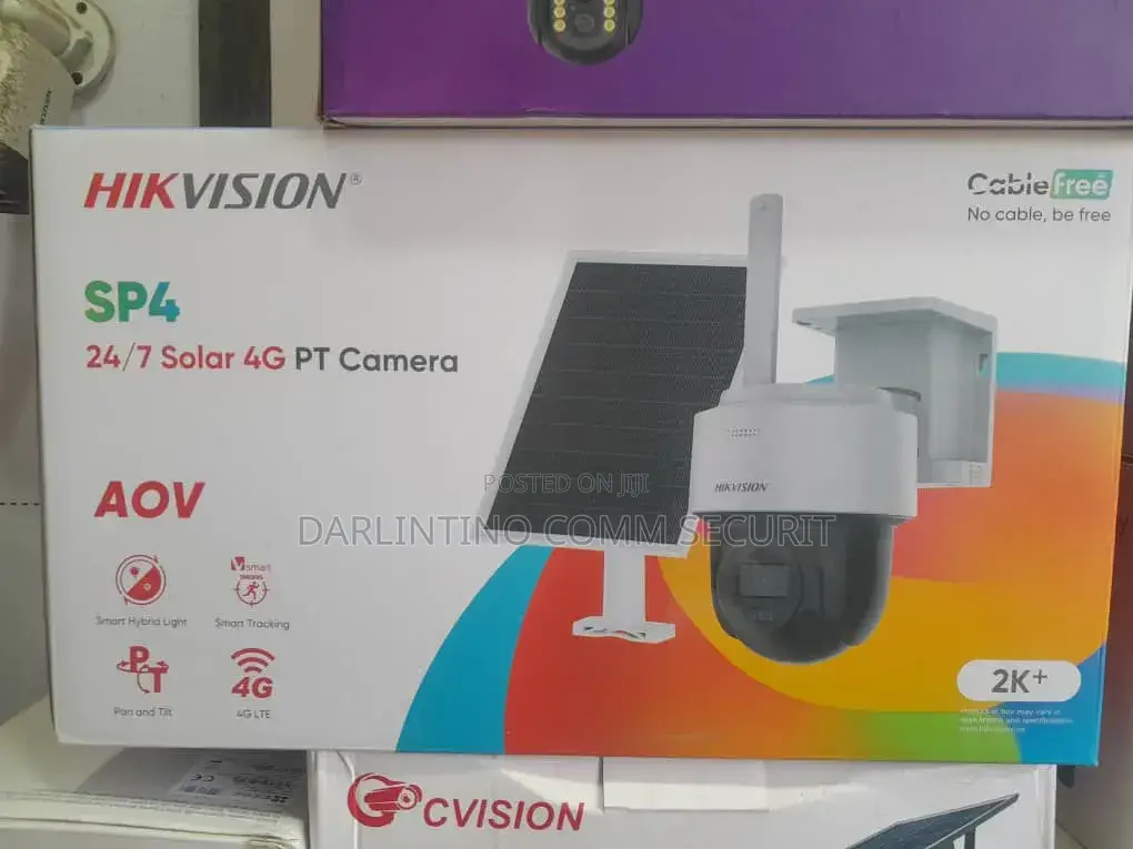 Hikvision SP4 (DS-2CFSP4/4G) 24/7 Solar 4G PT Camera