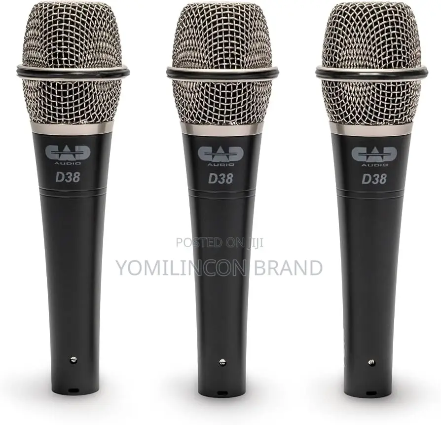 CAD Audio AMS-D38X3 Pack D38 SupercardioidDynamicInstrument Microphone