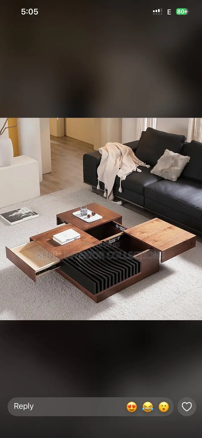 Wooden Top Center Table