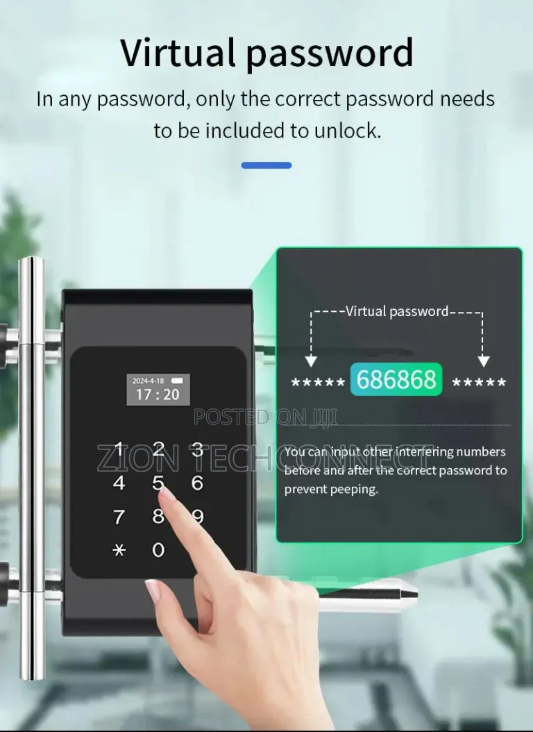 Tuya Electronic Smart Fingerprint Lock U-Shaped