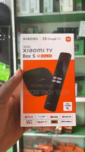 Original Xiaomi TV Box S 3rd Gen 4K Ultra HD – Google TV Smart Box