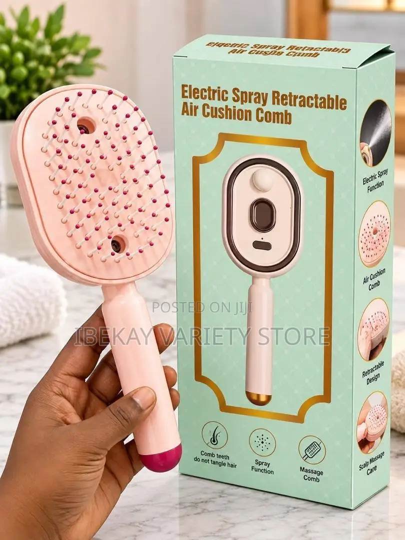 Electric Spray Retractable Comb