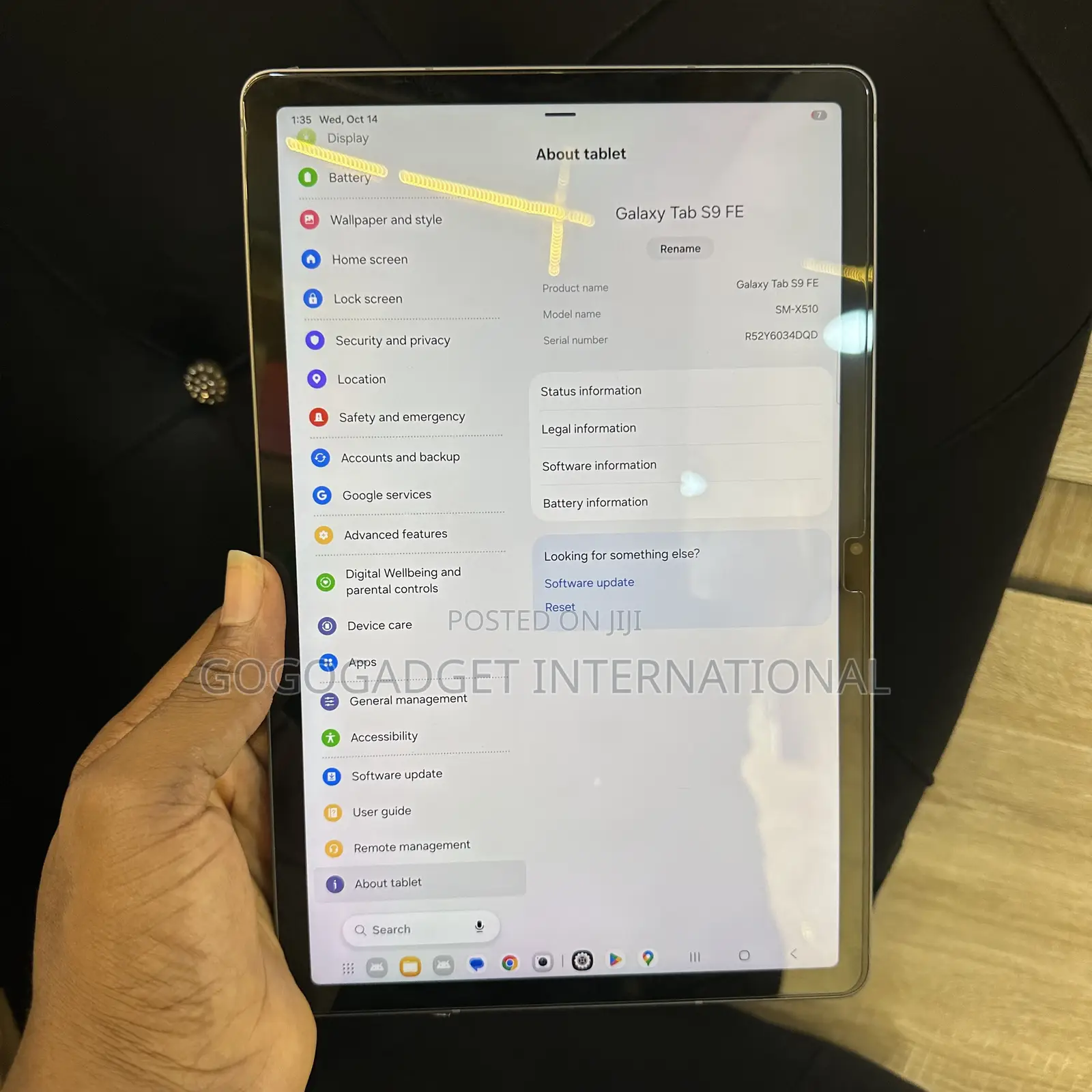 Samsung Galaxy Tab S9 FE 128 GB Silver
