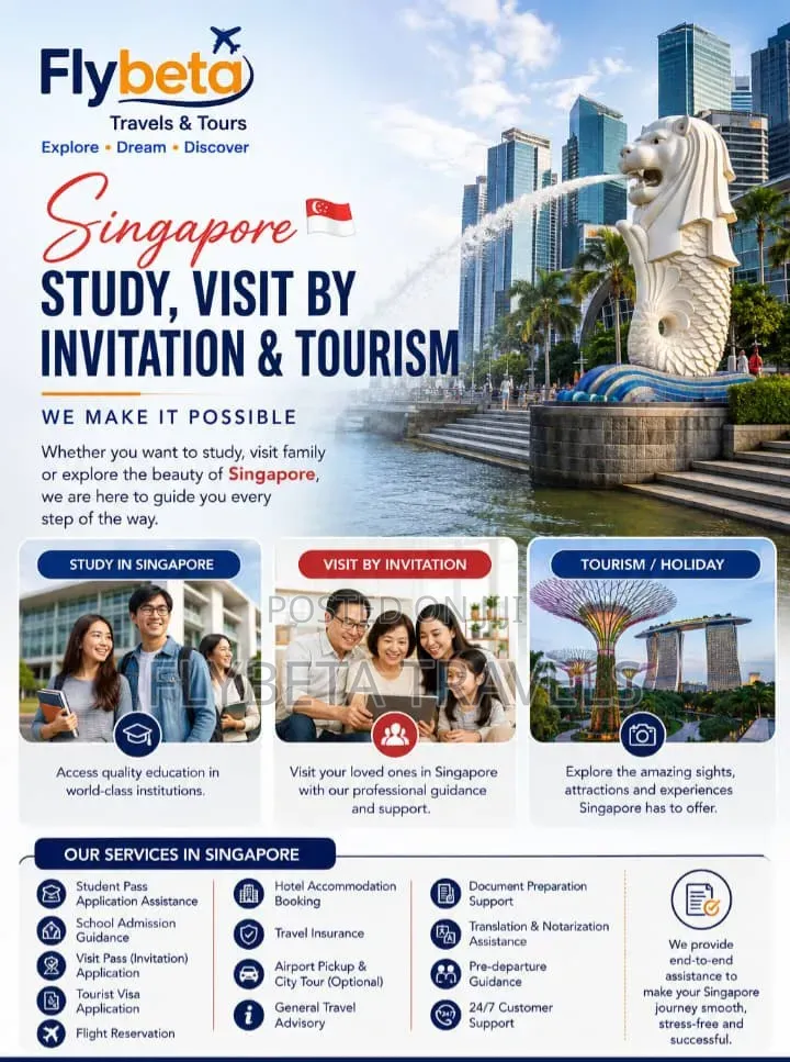 Singapore Visa Package Available